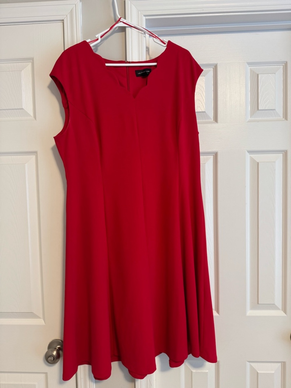 Liz Claiborne Red Sleeveless Dress